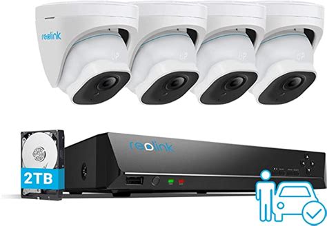 Reolink 4k Kit Caméra De Surveillance Extérieure Vidéo Surveillance