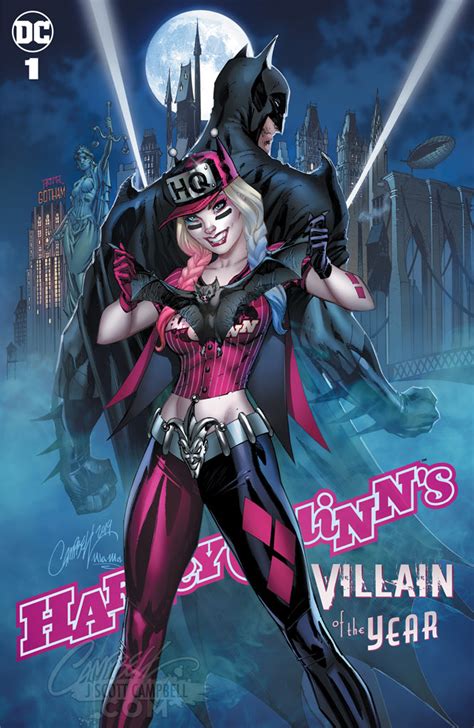 J Scott Campbell Harley Quinns Villain Of The Year 1 Exclusive J