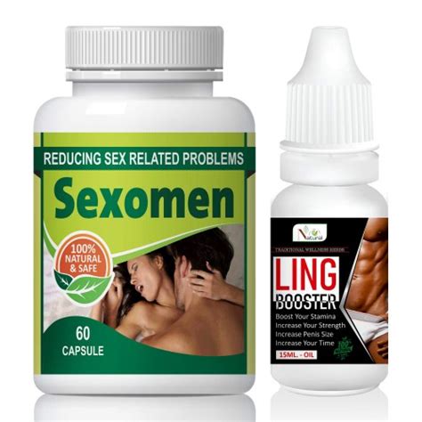 Buy Sexoman Capules And Ling Booster Oil For Sex Power Capsule And Oil