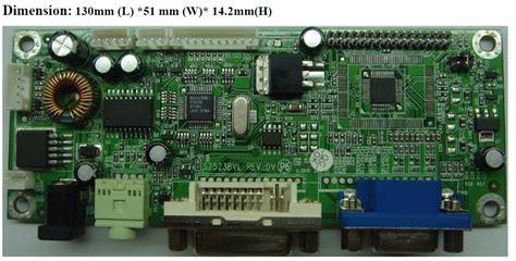 New Small Format Tft Interface Board With Vga Dvi And Audio Inputs