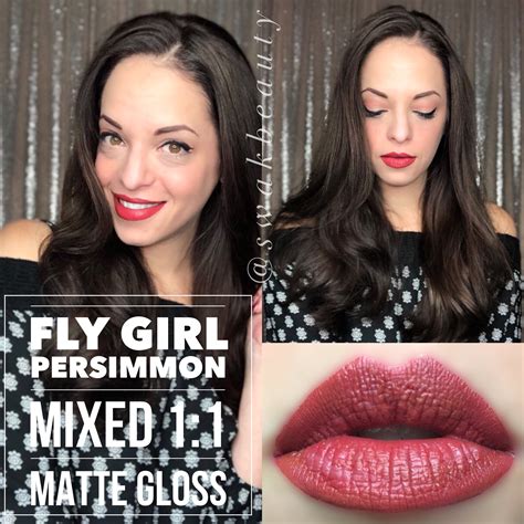 Fly Girl And Persimmon Lipsense Mixed 11 Topped With Matte Gloss Independent Senegencelipsense