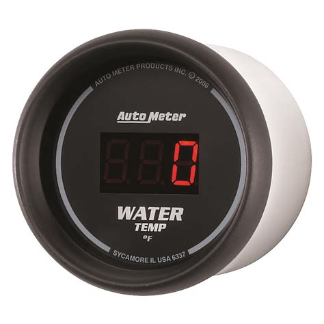 Autometer 6337 Sport Comp Digital Digital Water Temperature Gauge