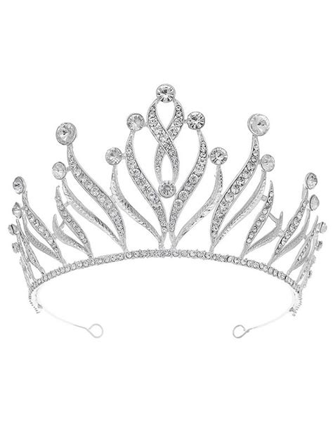 Elegant Alloy With Rhinestone Tiaras Hebeos