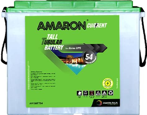 Art Tt Amaron Tall Tubular Inverter Battery Ah At Rs In