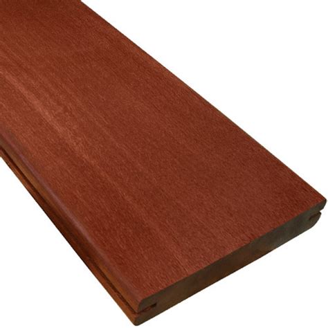 54 X 6 Brazilian Redwood Massaranduba Wood Pregrooved Decking