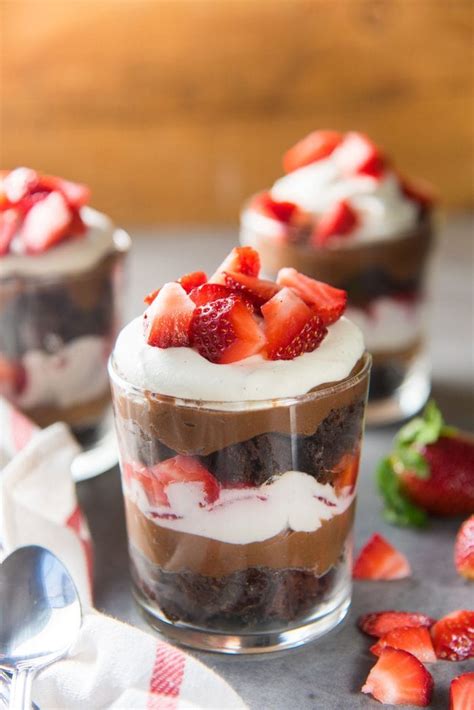 This dessert hummus is an unexpectedly delightful treat that still packs the protein and fiber punch of traditional hummus. Strawberry Chocolate Brownie Trifle - The Flavor Bender