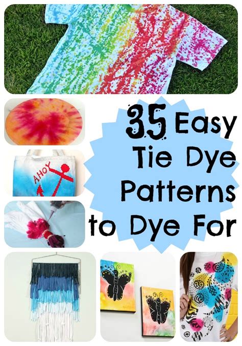 35 Easy Tie Dye Patterns To Dye For