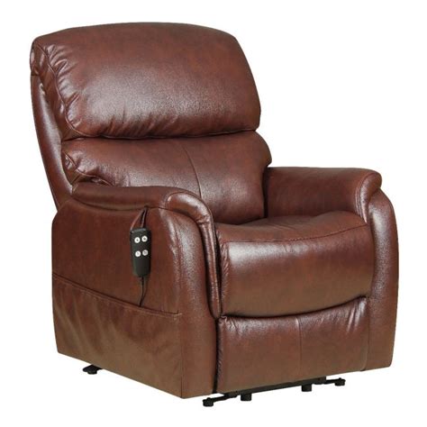Montreal Dual Motor Leather Electric Riser Recliner Chair Fenetic