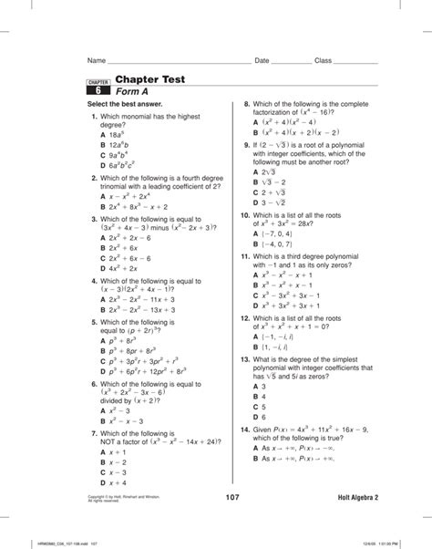 Every algebra 1 regents exam (with corresponding answer key and model. Holt rinehart and winston algebra 2 teacher edition pdf ...
