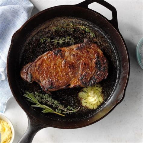 How To Cook A Perfect Cast Iron Skillet Steak Featured