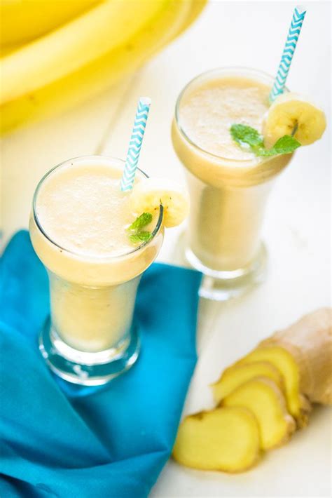 Banana Ginger Twist Smoothie Recipe Solluna By Kimberly Snyder