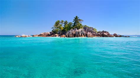Full Hd Wallpaper Tropic Island Azure Ocean Paradise Desktop