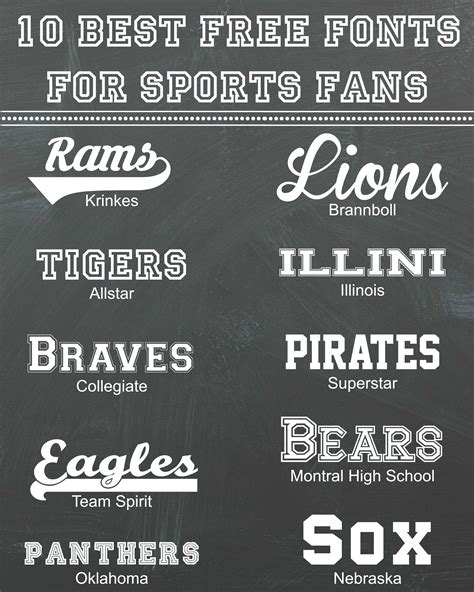 Perfect for display, quotes, headline, wedding needs, crafting needs, logo, logotype. 10 Best Free Fonts for Sports Fans - Rosewood and Grace