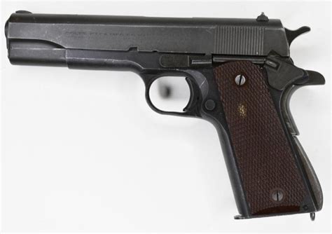 Lot 1943 Colt 1911a1 Military 45 Cal Semi Auto Pistol
