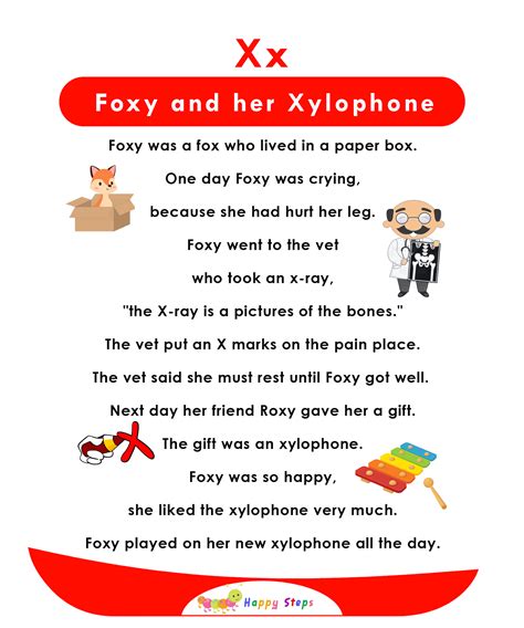 Foxy And Her Xylophone Alphabet Story For Kids Stories For Kids