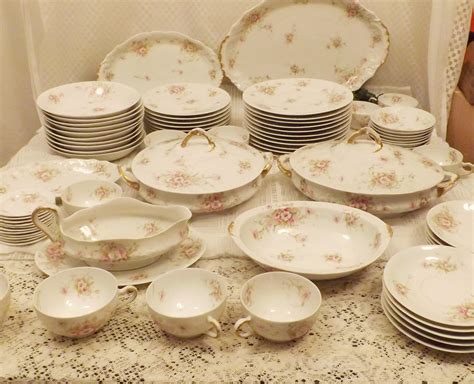 Antique 1903 Theodore Haviland Limoges France Dinnerware China Service