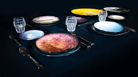 Diesel Living With Seletti Cosmic Diner Presentation Dish Black Made In Design Uk