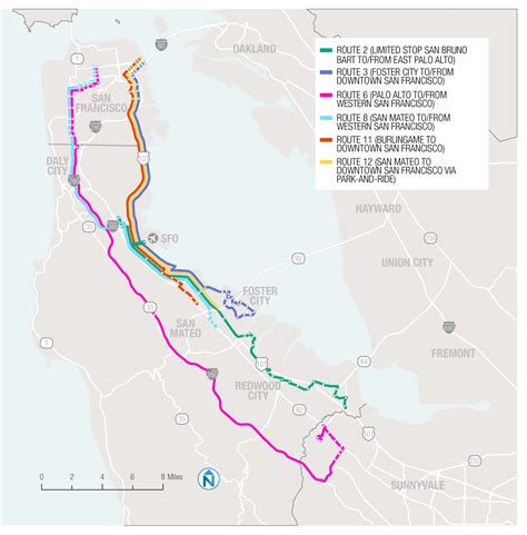 Samtrans Releases Study For Possibly Six New Express Bus Routes