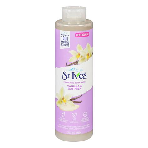 St Ives Vanilla And Oat Milk Pampering Body Wash اس تي ايفز غسول للجسم