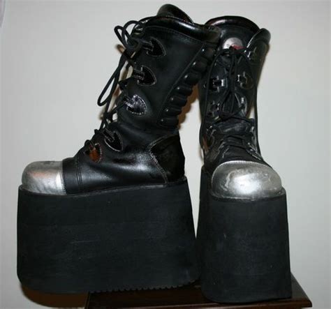 Swear Alternative Huge 8 Platform Boots Shoes Goth Cyber Club Kid Rare