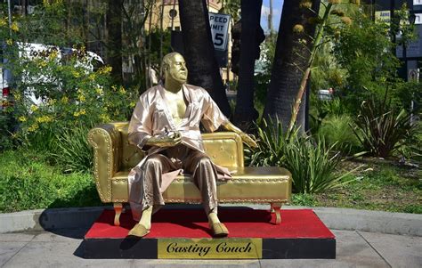 Harvey Weinstein ‘casting Couch Sculpture Graces Hollywood Boulevard Entertainment The