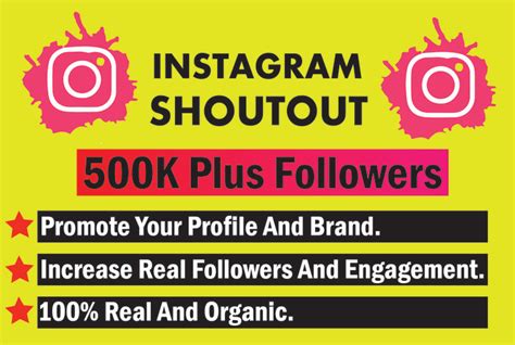 Do Instagram Shoutout Promotion On 500k Plus Followers Page By Giginstagram Fiverr