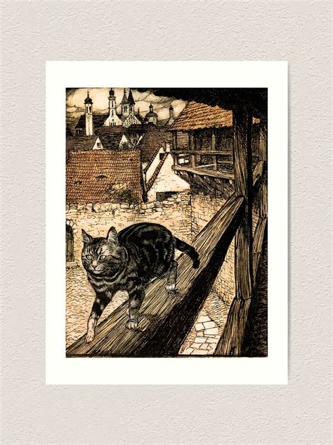 Cat And Mouse In Partnership Grimms Fairy Tales Arthur Rackham