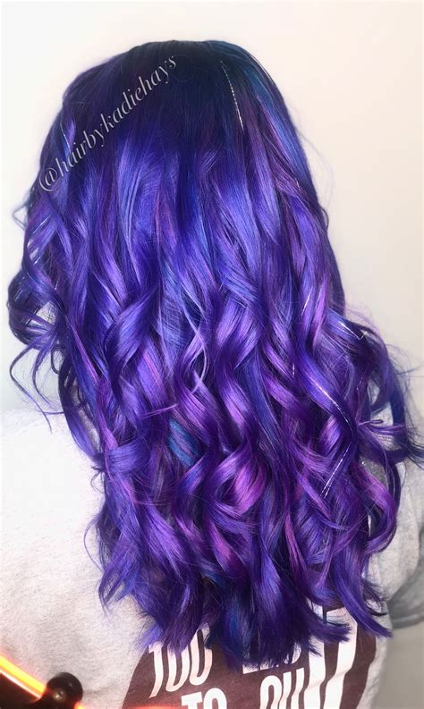 Galaxy hair Purple hair Blue hair Pink hair Vivid hair Mermaid hair Unicorn hair | Galaxy hair 