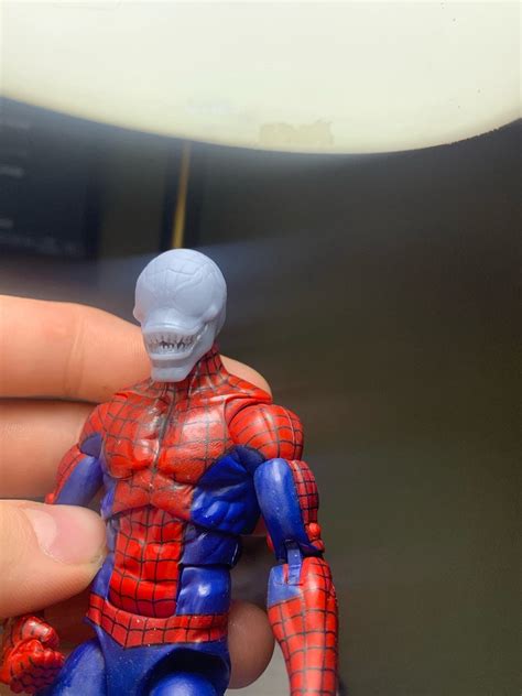 Spider Carnage Animated Headsculpt For Ml Figure 3d Model 3d Printable