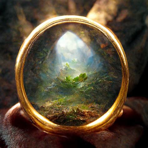 Bobjobs Frodo Holding The Ring Of Power Staring At By Dreamersgate On Deviantart