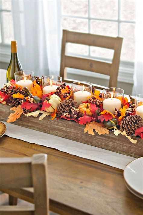 Fall Table Centerpieces For Home Decorative Trays