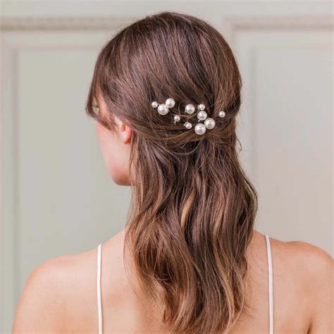 Britten 10 Large Pearl Wedding Hair Pins｜love My Dress Shop