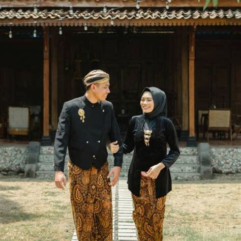 Jual Baju Prewedding Couple Adat Jawa Solo Motif Semenromo Shopee