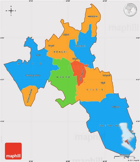 Capital city nuu, nakuru, na ku lu, nakulu, nakuru, nakwrw, nakwrw knya, накуру, ناکورو, ناکورو، کنیا, ნაკურუ, ナクル, 纳库鲁, 나쿠루. Political Simple Map of NAKURU, cropped outside