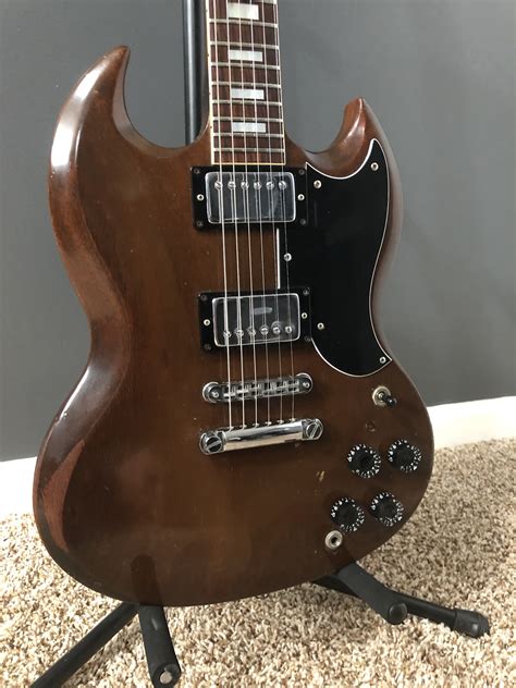 Sold 1972 Gibson SG Standard Walnut Finish 1300 The Gear Page