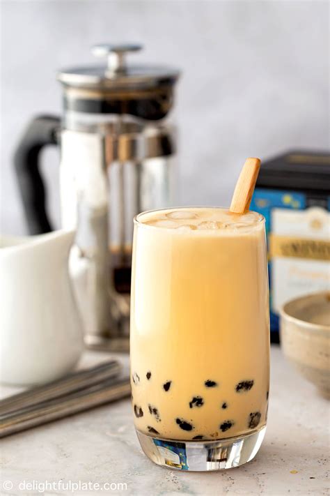 Brown Sugar Milk Tea Recipe Milk Tea Bubble Tea Flavors Bubble