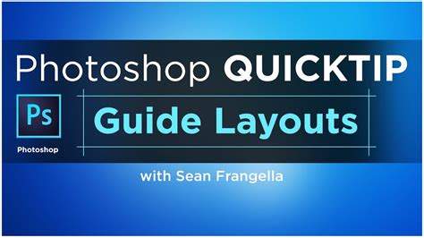 Creating Custom Guide Layouts Photoshop Tutorial Sean Frangella