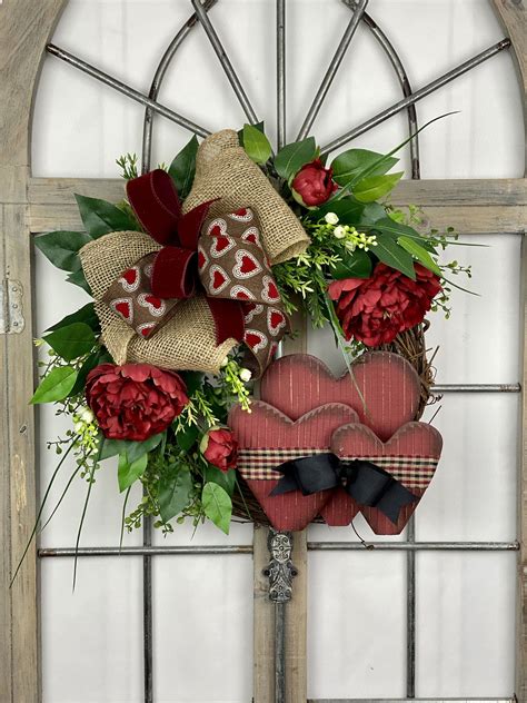 Diy Valentine Wreaths For Your Front Door S Day Wreath Wreath Wreath