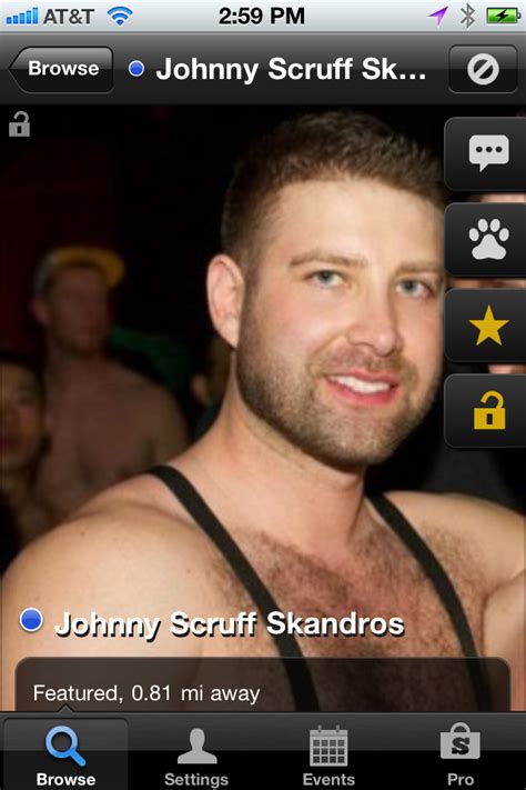 Scruff Gay Guys Worldwide Social Networking Lifestyle Free App For