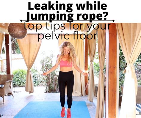 Leaking While Jumping Rope Pro Tips To Jump Without Worryjump Rope