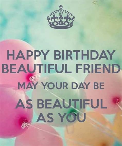 Happy Birthday My Beautiful Friend Quotes And Images The Cake Boutique