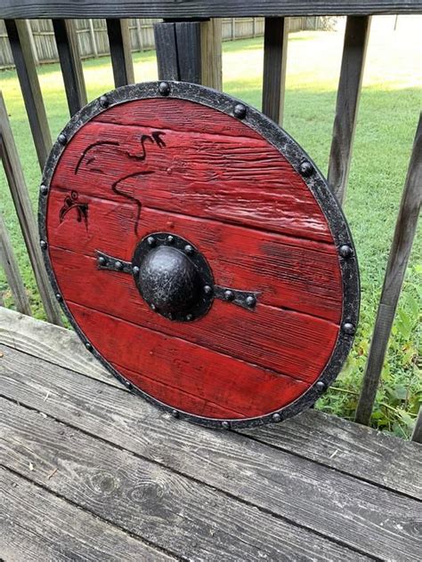 Medieval Ragnar Lothbrok Authentic Battleworn Viking Shield