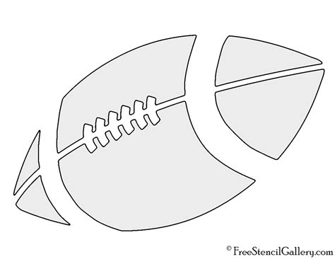 Football Stencil Printable