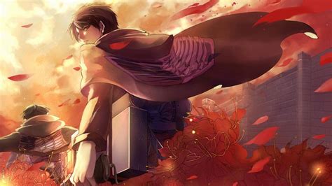 Perfect screen background display for desktop, iphone, pc, laptop, computer, android phone, smartphone, imac, macbook, tablet, mobile device. Eren Yeager Attack on Titan Anime Wallpaper | エレリ, リヴァエレ ...
