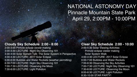 National Astronomy Day April Central Arkansas Astronomical Society