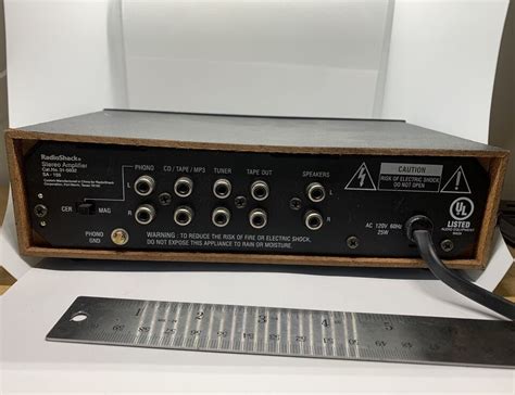 Vintage Radio Shack Optimus Sa Integrated Stereo Amplifier