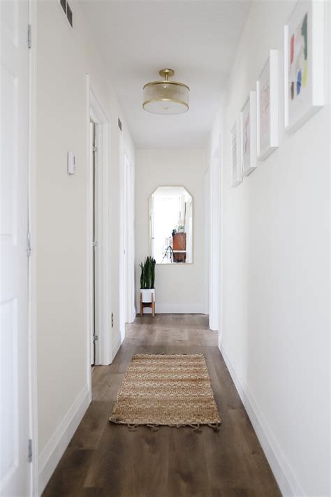 How We Brightened Our Dark Narrow Hallway For Under 600 Cottage