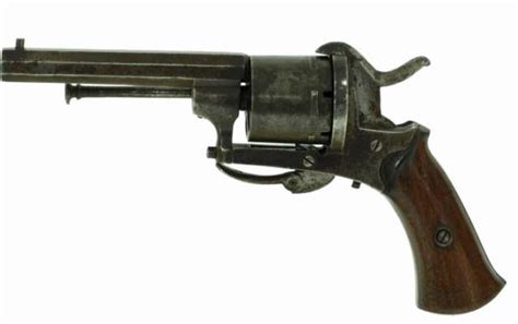 Antique 6 Shot Folding Trigger Pinfire Revolver