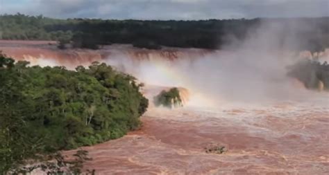South Americas Iguazu Falls Record Fastest Flow In History