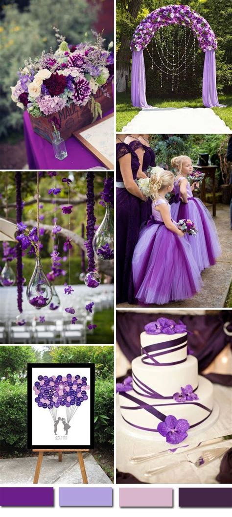 Light And Dark Purple Wedding Theme Ideas Wedding 2016 Fall Wedding